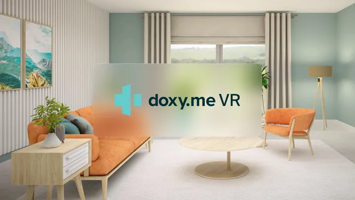 Doxy.me VR virtual therapy clinic environment
